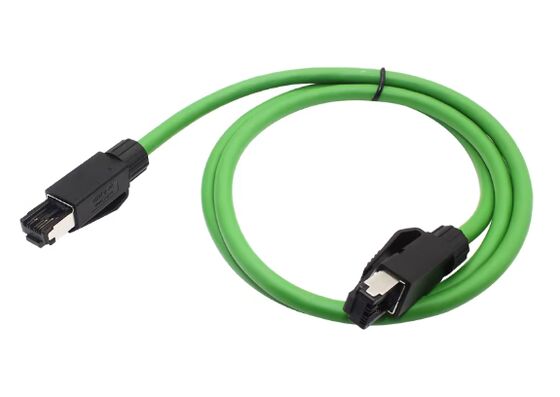 4-Core High-Flex Servo Motor Connector with Profinet/EtherCAT Industrial Ethernet Cable for 1000V Applications