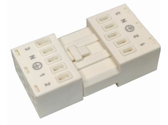 White LED Light Connector 5P 7P 16A 22-14 AWG