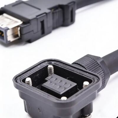 Alternative connector for Mitsubishi J3ENCBL3M-A1-LA2-H servo motors, small power encoder drag chain cable under 750W
