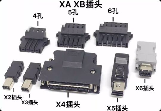 Applicable for Panasonic A4 A5 A6 servo encoder cable motor power line plug connector DV0P4380 connector