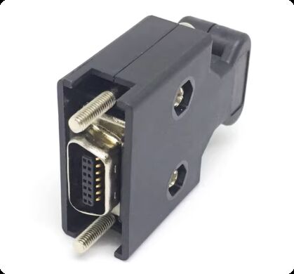 Siemens V80 V90 Servo Motor Connector 14-Pin with 1000V Voltage Rating for Industrial Automation and Silver Gold Plated Contacts