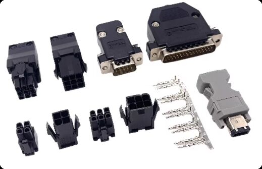 Moog ITT Servo Motor Connector with 1000V Voltage Rating, Metal/Plastic Construction and Omrons Domestic Contacts