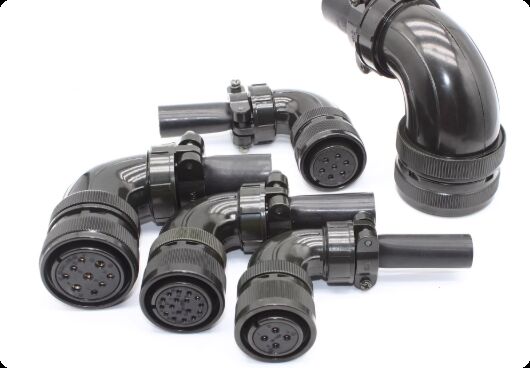 4/9/17-pin Aviation Plug Servo Motor Connector with Silver/Gold Plated Pins and Crimp/Solder Termination