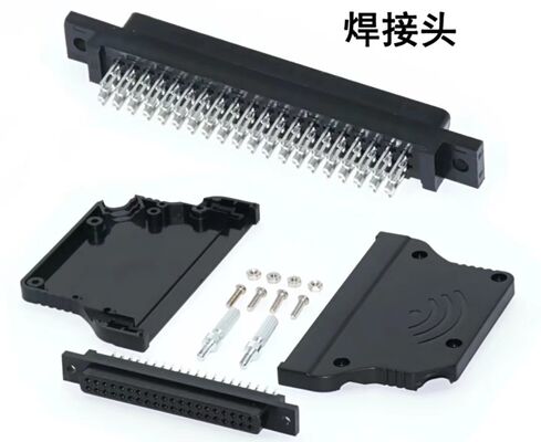 Mitsubishi Omron Delta Inovance PLC FCN40P Pin Connector A6C0N1/4 with Silver Gold Plating for 18-24 AWG Crimp/Solder Servo Motor