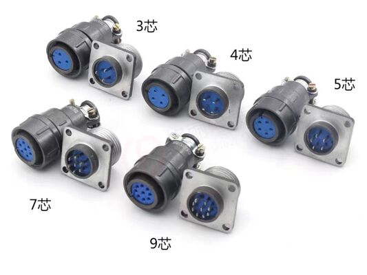 CX16Z3FG1 Aviation Plug Servo Motor Connector with 1000V Voltage Rating 6PIN 7PIN Insulation Resistance and 18-24 AWG Wire Gauge