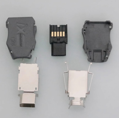 산업용 이더넷 케이블 플러그 Ix 산업용 히로즈 HRS 커넥터 IX40G-B-10S-CV-70