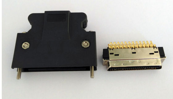 34J 핀 플라스틱 합금 서보 모터 연결기 IP67 DIN40050 그레이 컬러